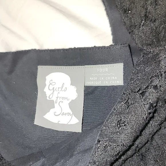 Anthropologie Black Lace Tank Top - Picture 4 of 8